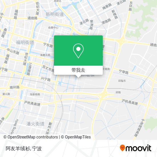 阿友羊绒衫地图