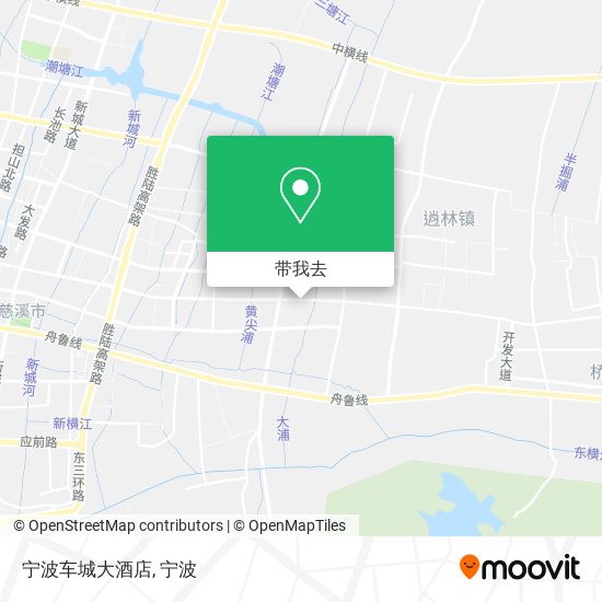 宁波车城大酒店地图