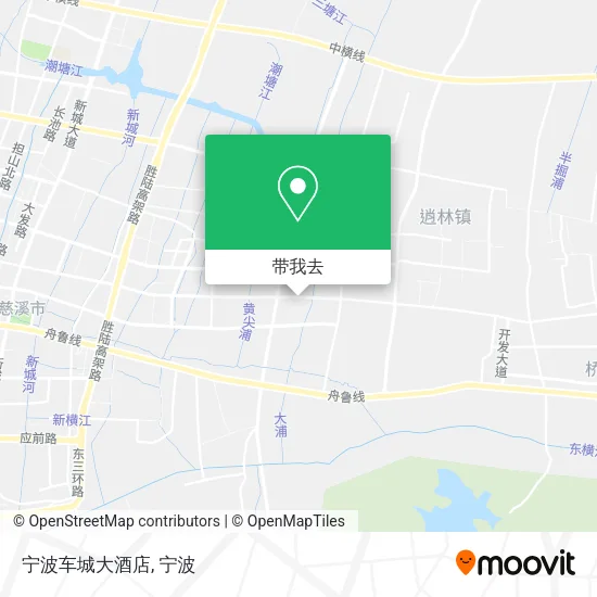 宁波车城大酒店地图