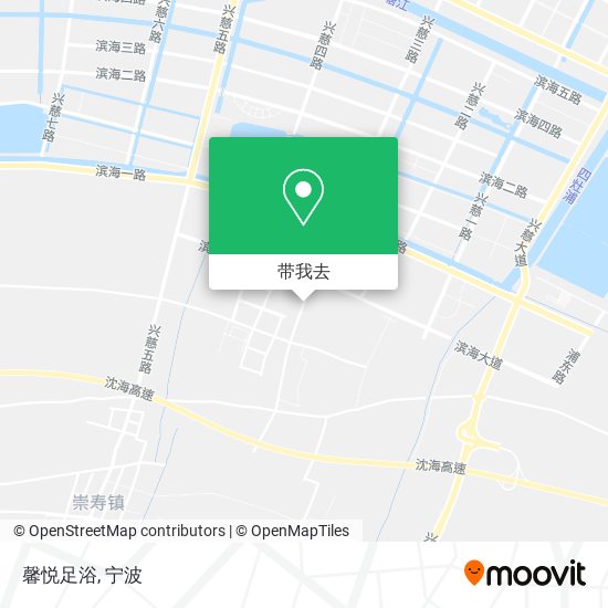 馨悦足浴地图