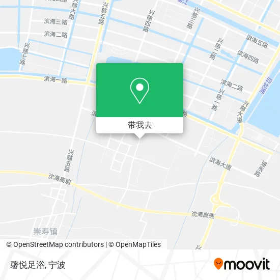 馨悦足浴地图