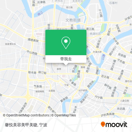 馨悦美容美甲美睫地图