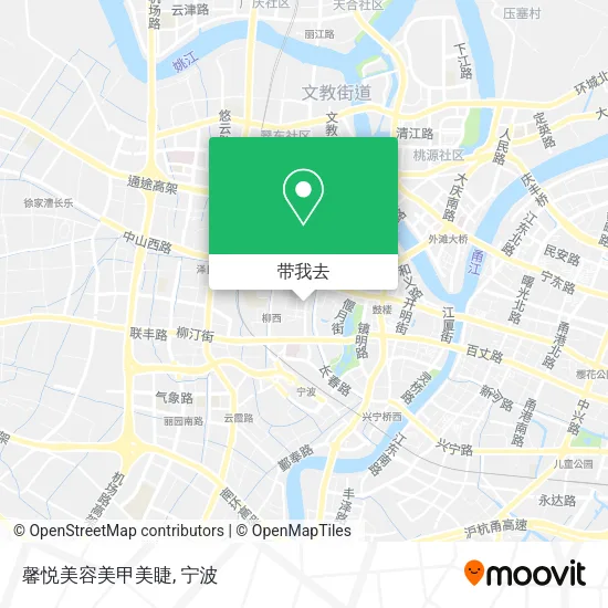 馨悦美容美甲美睫地图