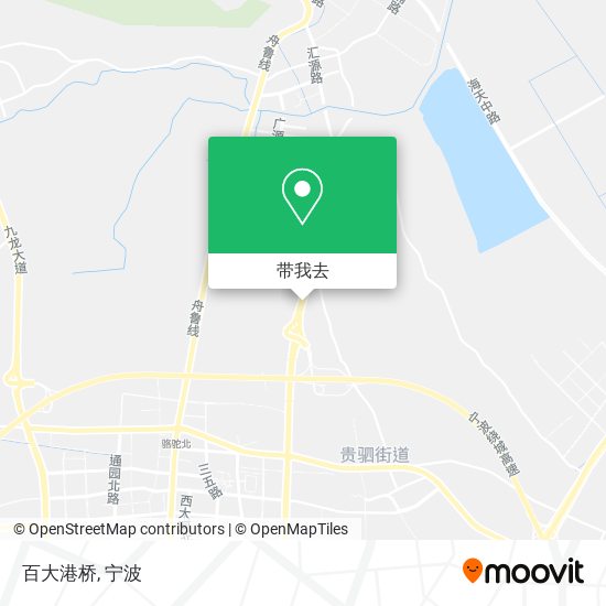 百大港桥地图