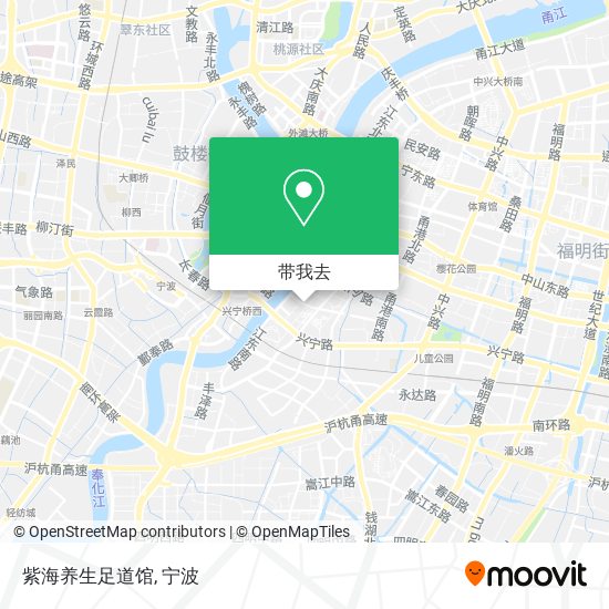 紫海养生足道馆地图