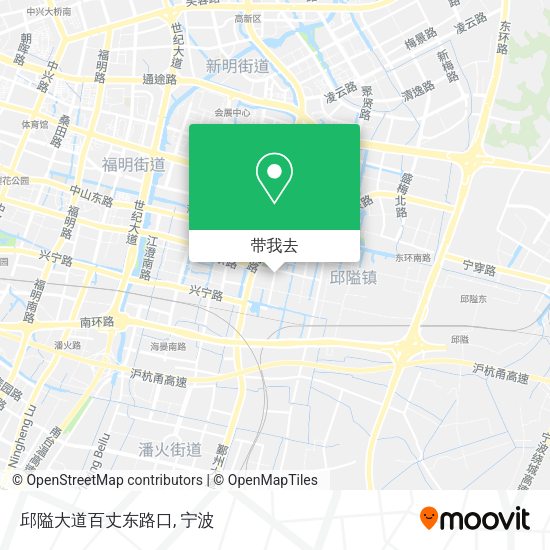 邱隘大道百丈东路口地图