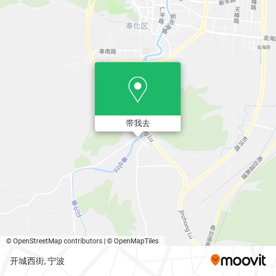 开城西街地图