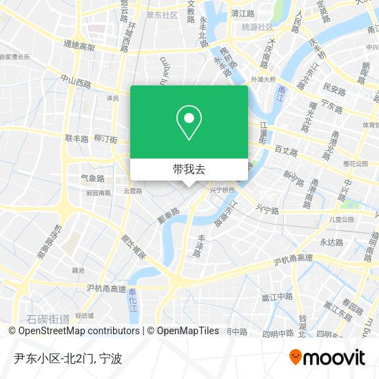 尹东小区-北2门地图