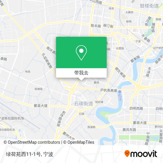 绿荷苑西11-1号地图