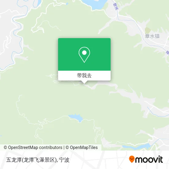 五龙潭(龙潭飞瀑景区)地图