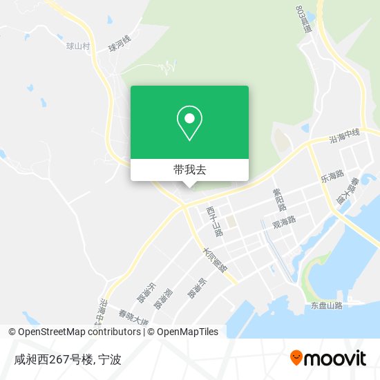 咸昶西267号楼地图