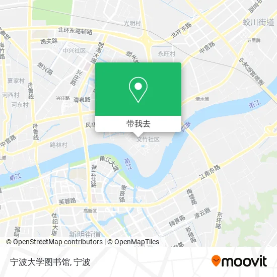 宁波大学图书馆地图