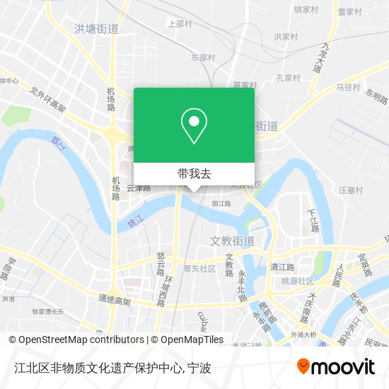 江北区非物质文化遗产保护中心地图