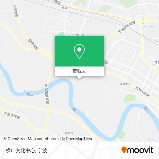 横山文化中心地图