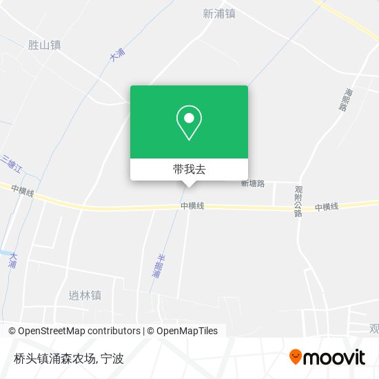 桥头镇涌森农场地图