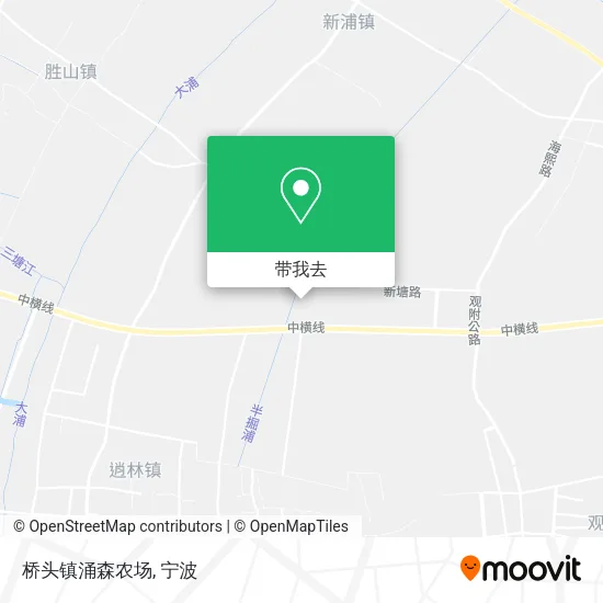 桥头镇涌森农场地图