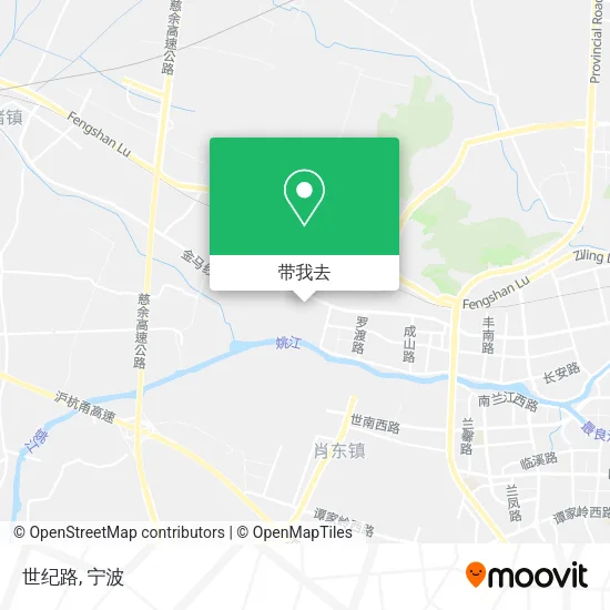 世纪路地图
