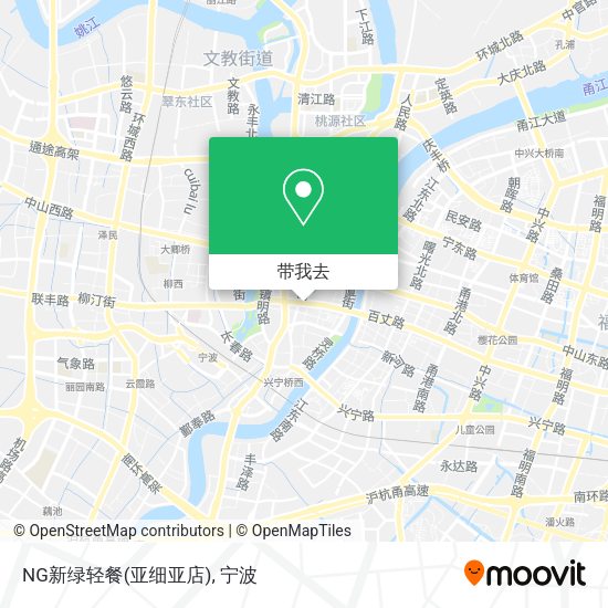 NG新绿轻餐(亚细亚店)地图