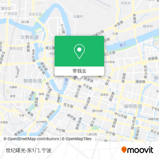 世纪曙光-东1门地图