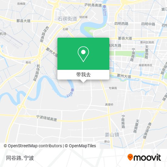同谷路地图