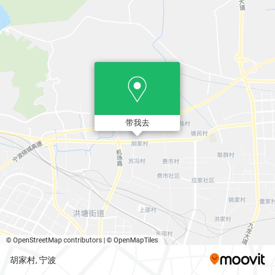 胡家村地图
