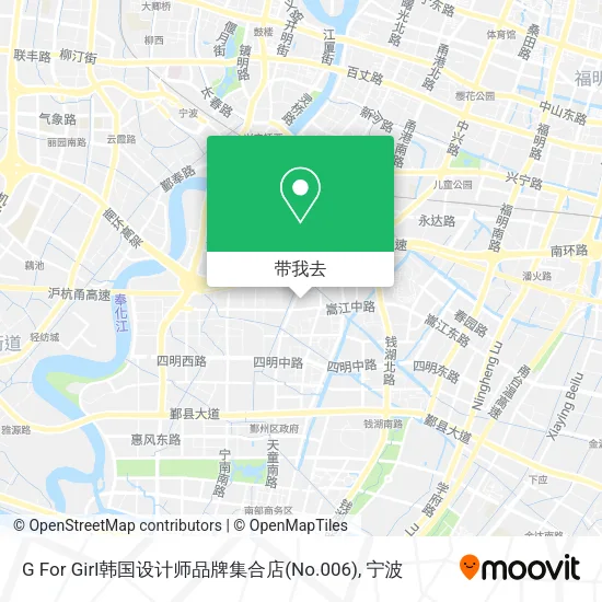 G For Girl韩国设计师品牌集合店(No.006)地图