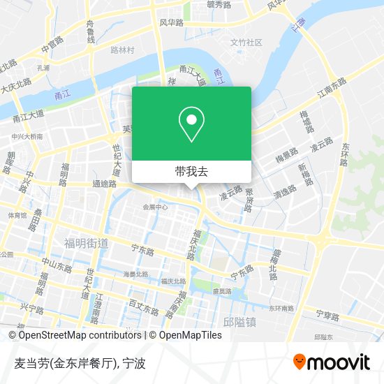 麦当劳(金东岸餐厅)地图