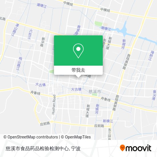 慈溪市食品药品检验检测中心地图