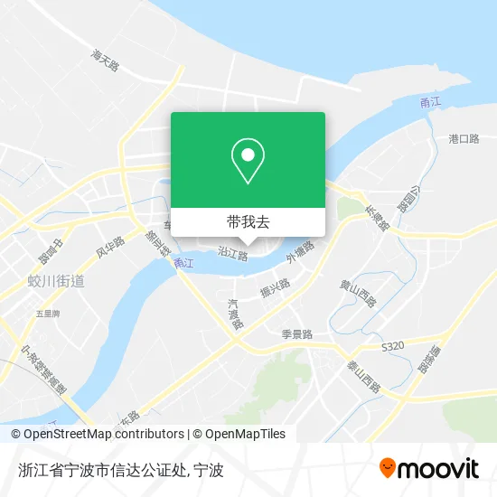 浙江省宁波市信达公证处地图