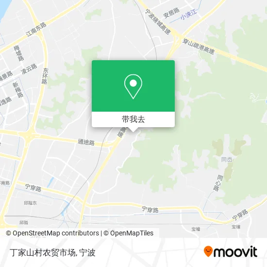 丁家山村农贸市场地图