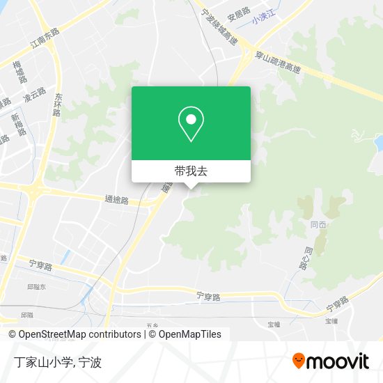 丁家山小学地图