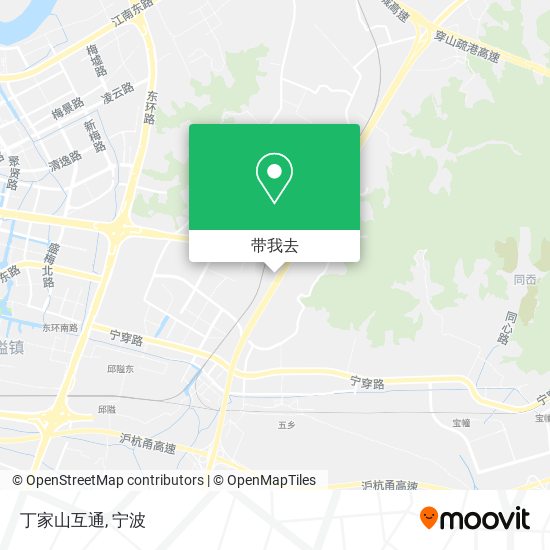 丁家山互通地图