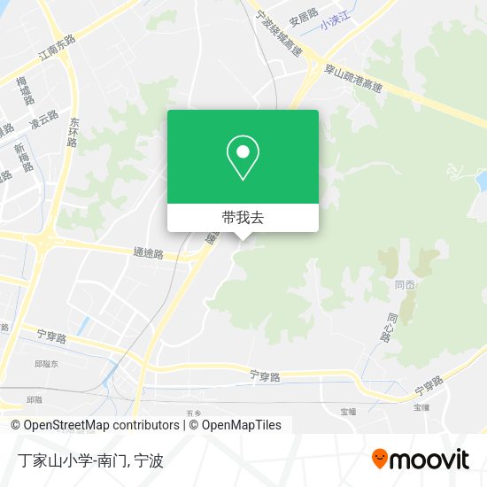 丁家山小学-南门地图