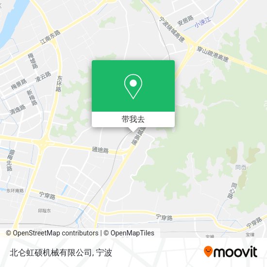 北仑虹硕机械有限公司地图