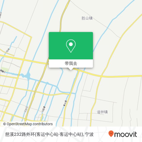 慈溪232路外环(客运中心站-客运中心站)地图