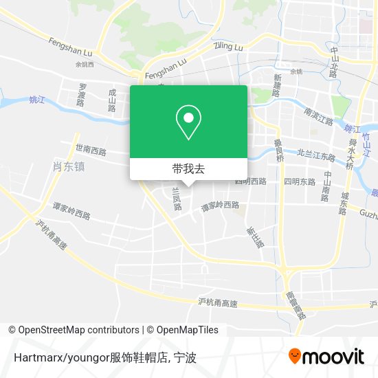 Hartmarx/youngor服饰鞋帽店地图