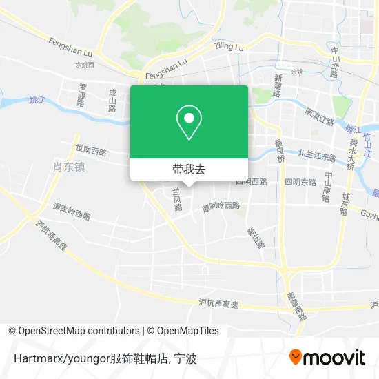 Hartmarx/youngor服饰鞋帽店地图