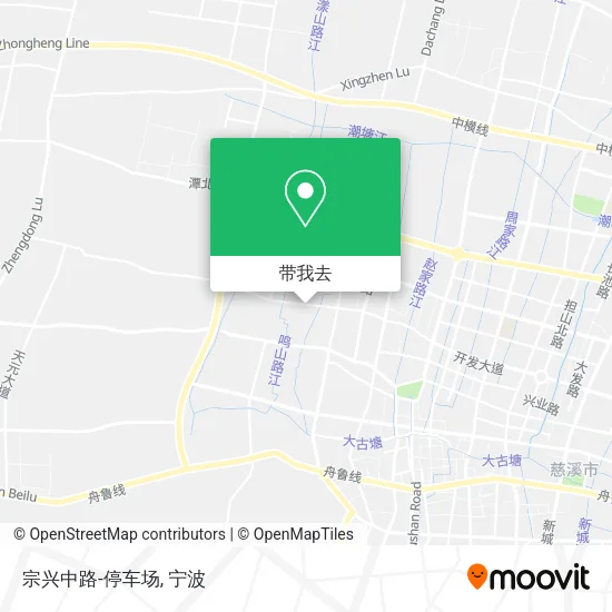 宗兴中路-停车场地图