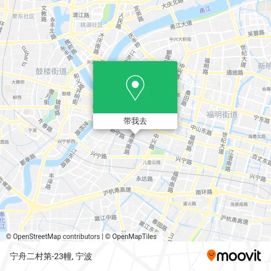 宁舟二村第-23幢地图