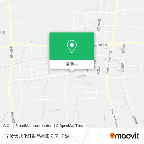 宁波大越化纤制品有限公司地图