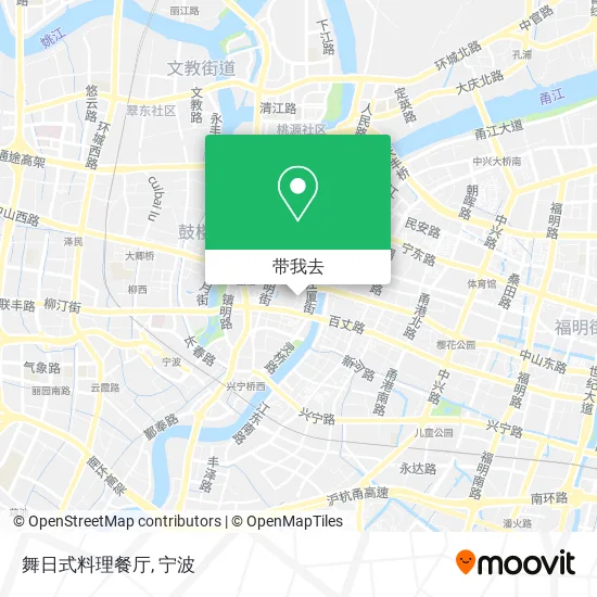 舞日式料理餐厅地图