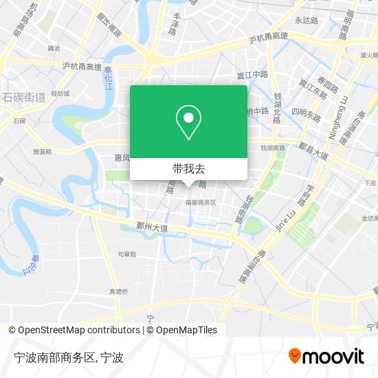 宁波南部商务区地图