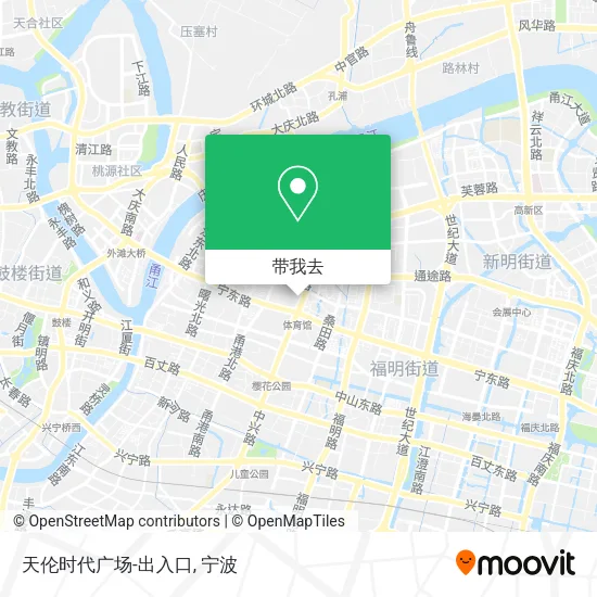 天伦时代广场-出入口地图