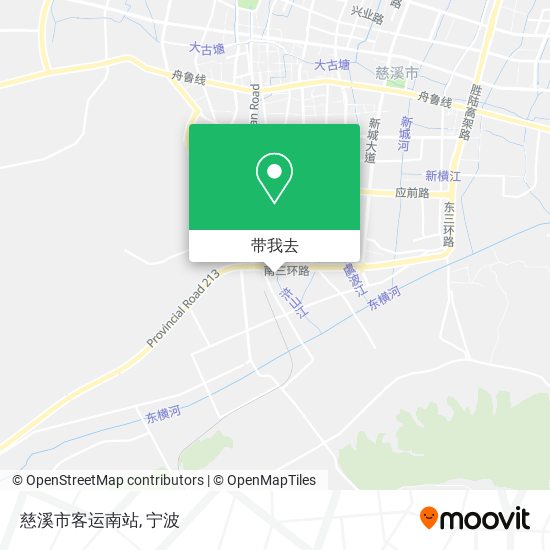 慈溪市客运南站地图