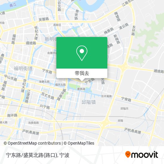 宁东路/盛莫北路(路口)地图