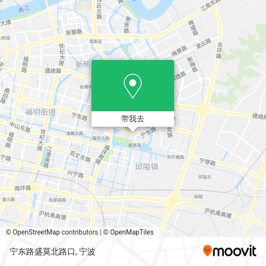 宁东路盛莫北路口地图