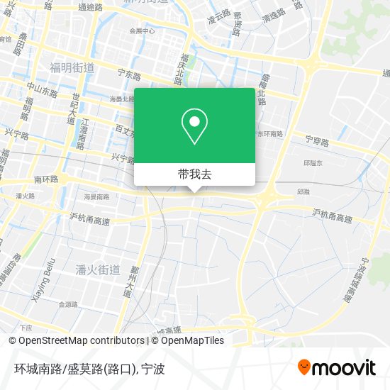 环城南路/盛莫路(路口)地图