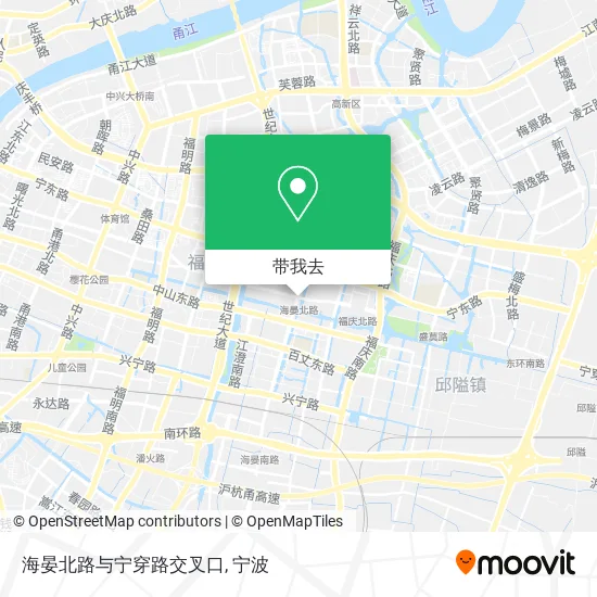 海晏北路与宁穿路交叉口地图