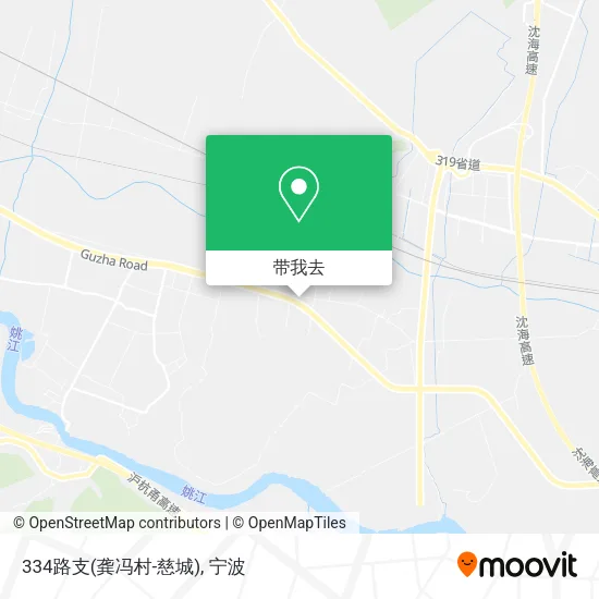 334路支(龚冯村-慈城)地图
