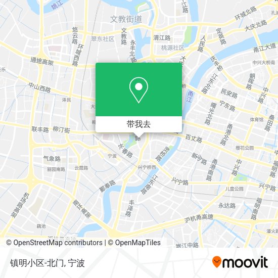 镇明小区-北门地图